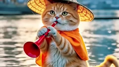Musician Cat vs Bumblebee – Hilarious Showdown and Funny Moments! 🐱🎶🐝