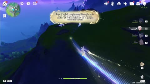 Genshin Impact: Exploring or quests.