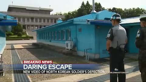 Viral: A soldier escapes from North Korean to South Korea
