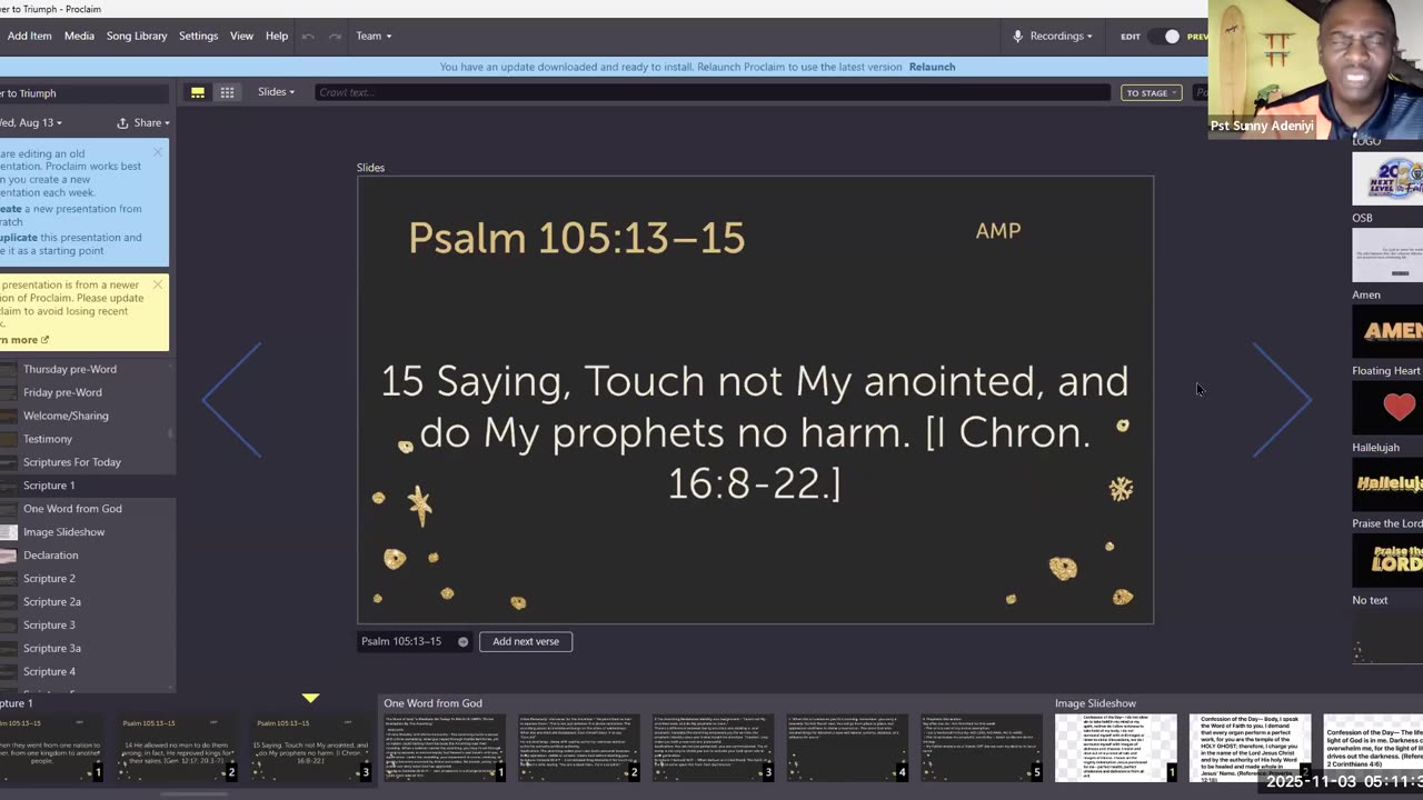 Power To Triumph || November 3, 2025 || Anointing Service