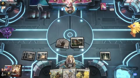 Magic: The Gathering Arena random ranked match.