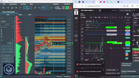 VWAP Bounce using Bookmaps