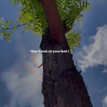 Don’t look at your feet to see if you are doing it right. Just dance.