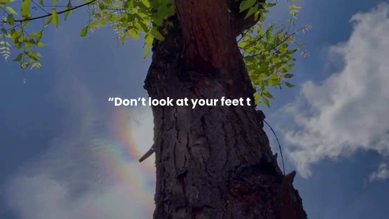 Don’t look at your feet to see if you are doing it right. Just dance.