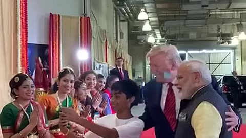 Glimpse of PM Modi & President Trump...