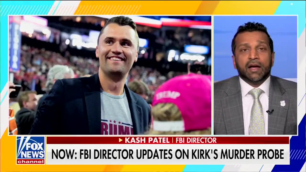 FBI Director says they've got DNA evidence on Charlie Kirk assassin
