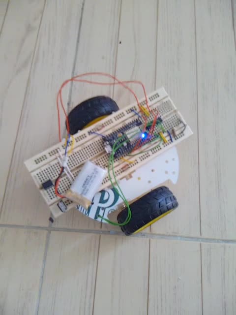 #Arduino #ESP8266 #WiFi #Robot Car Roll on Two Wheels