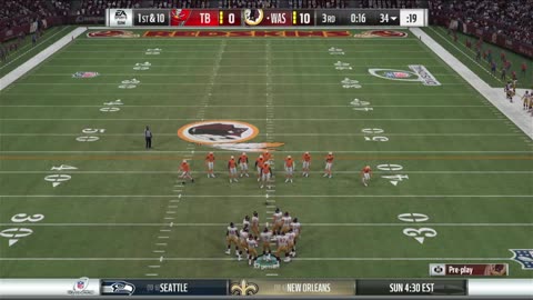 1966 REDSKINS vs MADDEN 18 , PLAYOFFS , VS TAMPA BAY BUCCANEERS