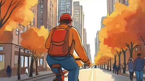 Bicycles should not ride in the middle of the road!