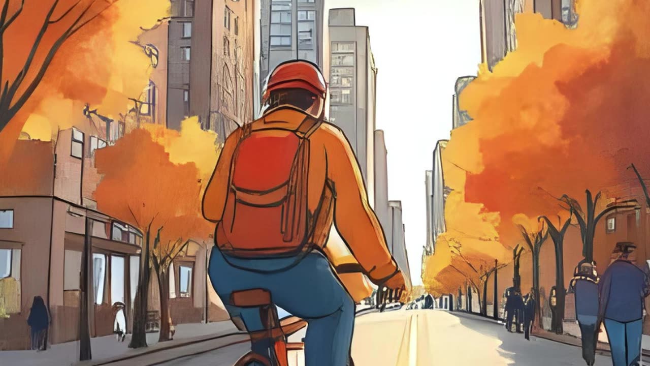 Bicycles should not ride in the middle of the road!