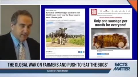 Attack on food and farming, eat bugs and fake meat, pressure kids