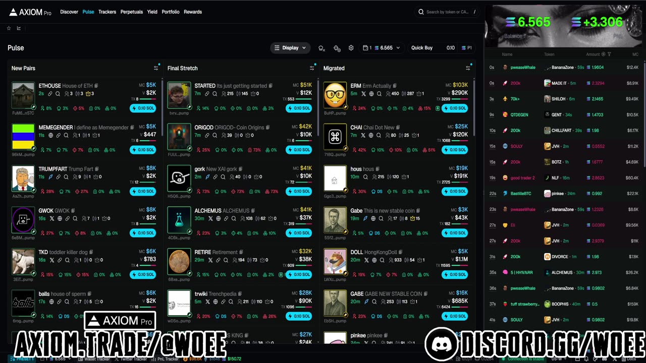 MEME COINS - 1 SOL TO 1 MILL