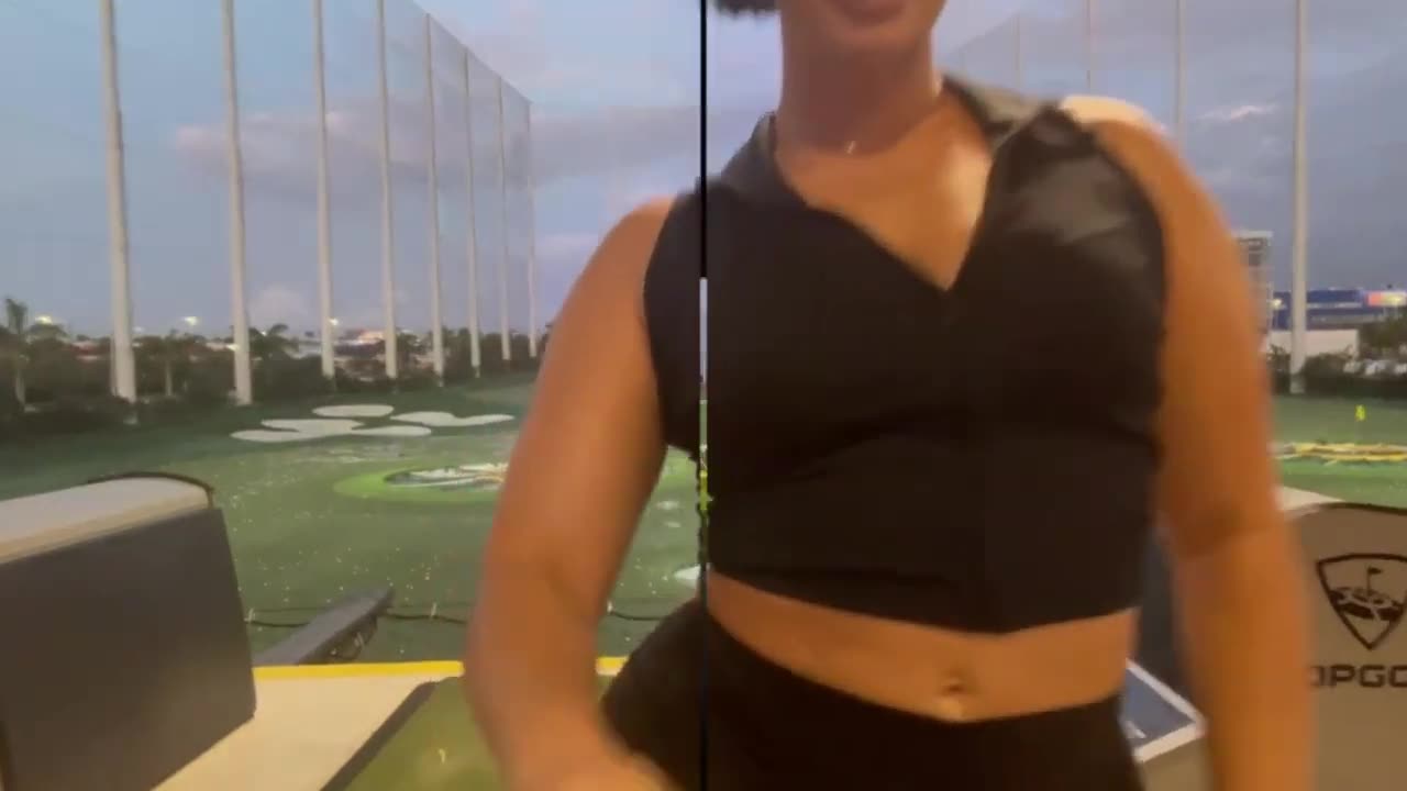 Furry Fun at Top Golf ⛳ 🦊 Can a Fox Swing