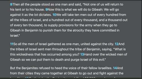 Judges 20