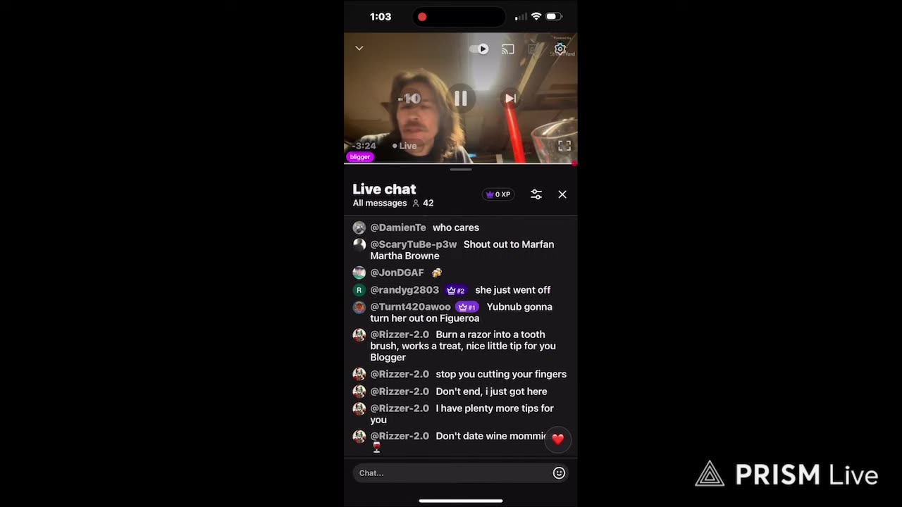 11/21/25 Tricialicious VOD: "LIVE! Pray For The Bligger! $3 TTS, $5 MEDIA"