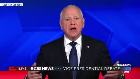 During the VP debate last year Tim Walz bragged about making it easier for people to get into