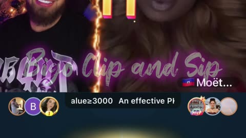 Moet lines Sstack who laughs at her trying to be cute 1/1/26 #bigoclipandsip