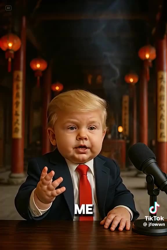 Little Trump On Fake News