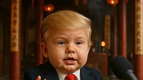 Little Trump On Fake News