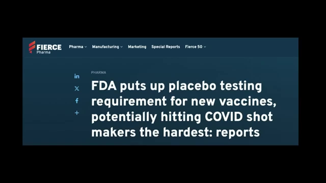 PLACEBO VXXX TESTING