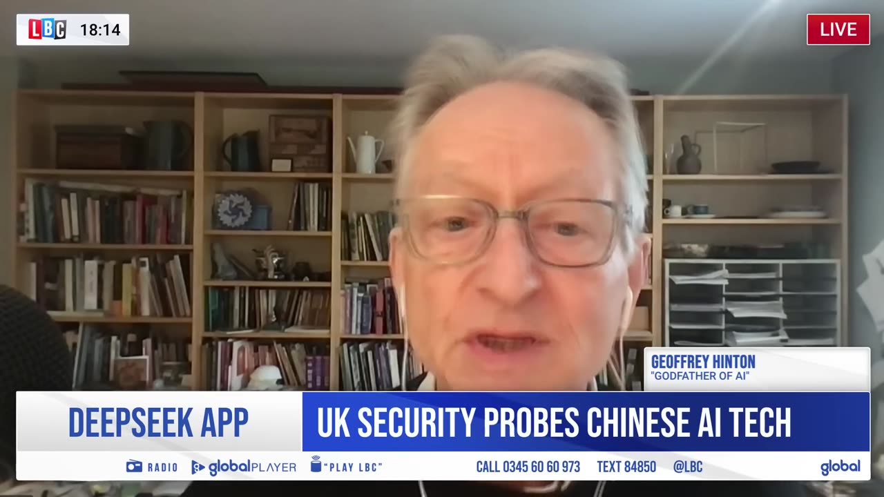 ‘Godfather of AI’ predicts it will take over the world LBC