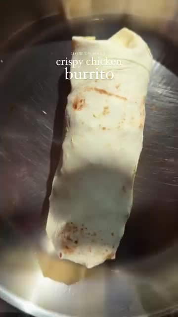 Crispy Chicken Burrito | Crunchy Outside, Juicy Inside, Loaded with Flavor!