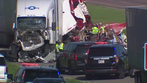 Five killed, several others injured in 'mass casualty' crash that shut down 1-20 near Terrell, offic