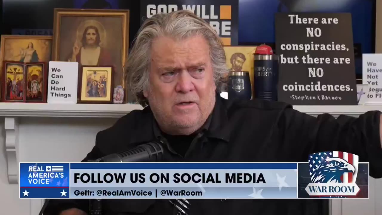 Bannon ⚡ The great unmasking is here. They’re hyenas. They’re jackals.