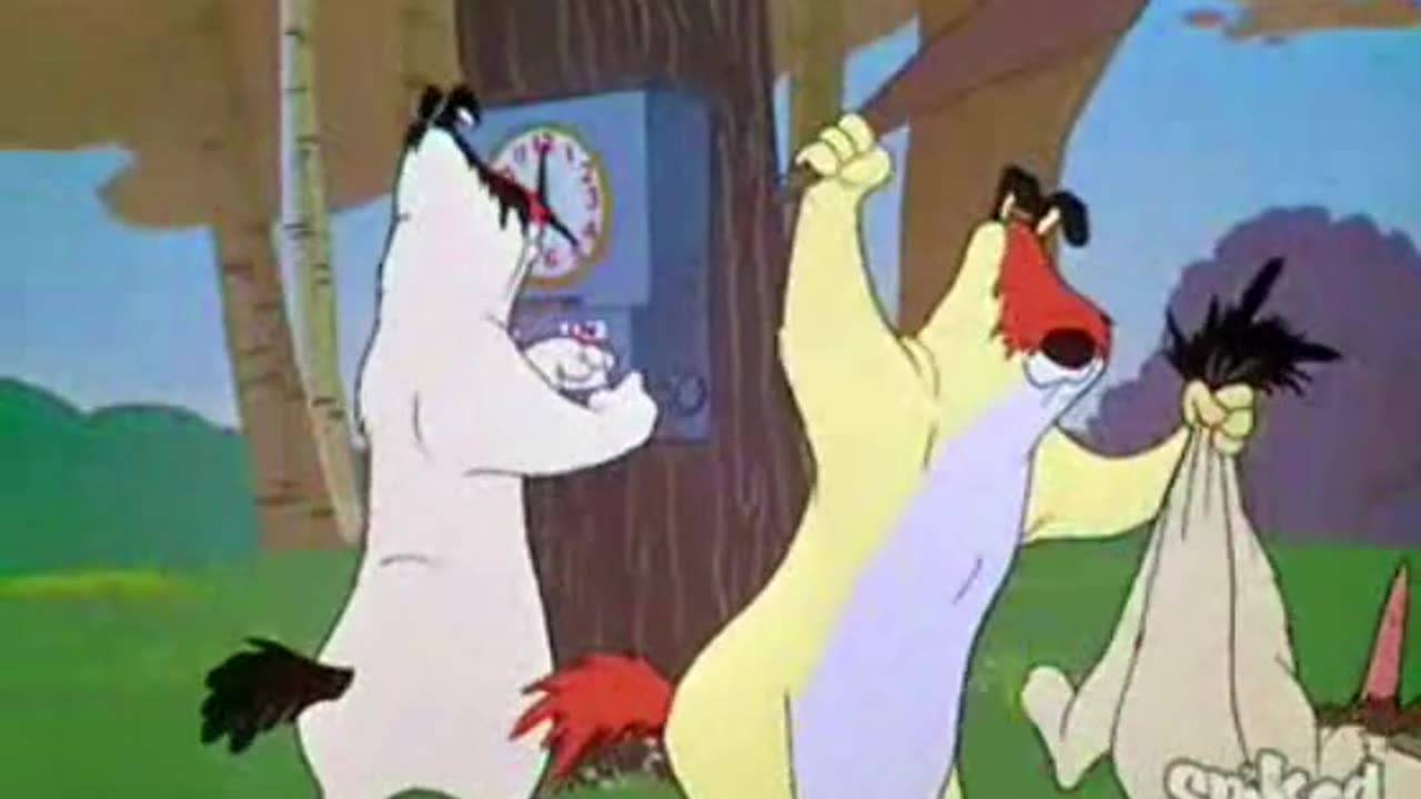 Wile E. Coyote spanking