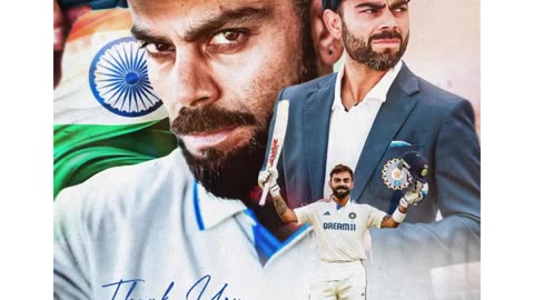 𝗧𝗵𝗮𝗻𝗸 𝘆𝗼𝘂, 𝗩𝗶𝗿𝗮𝘁 𝗞𝗼𝗵𝗹𝗶! 🙌 An era ends in Test cricket but the legacy will continue FOREVer