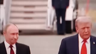Trump and putin arrive in Alaska