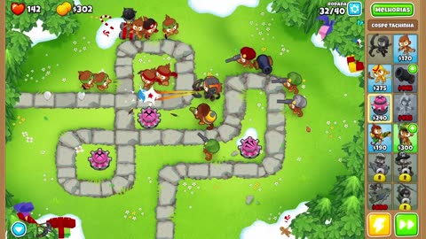 Bloons TD 6 Ape Field Easy Round 32