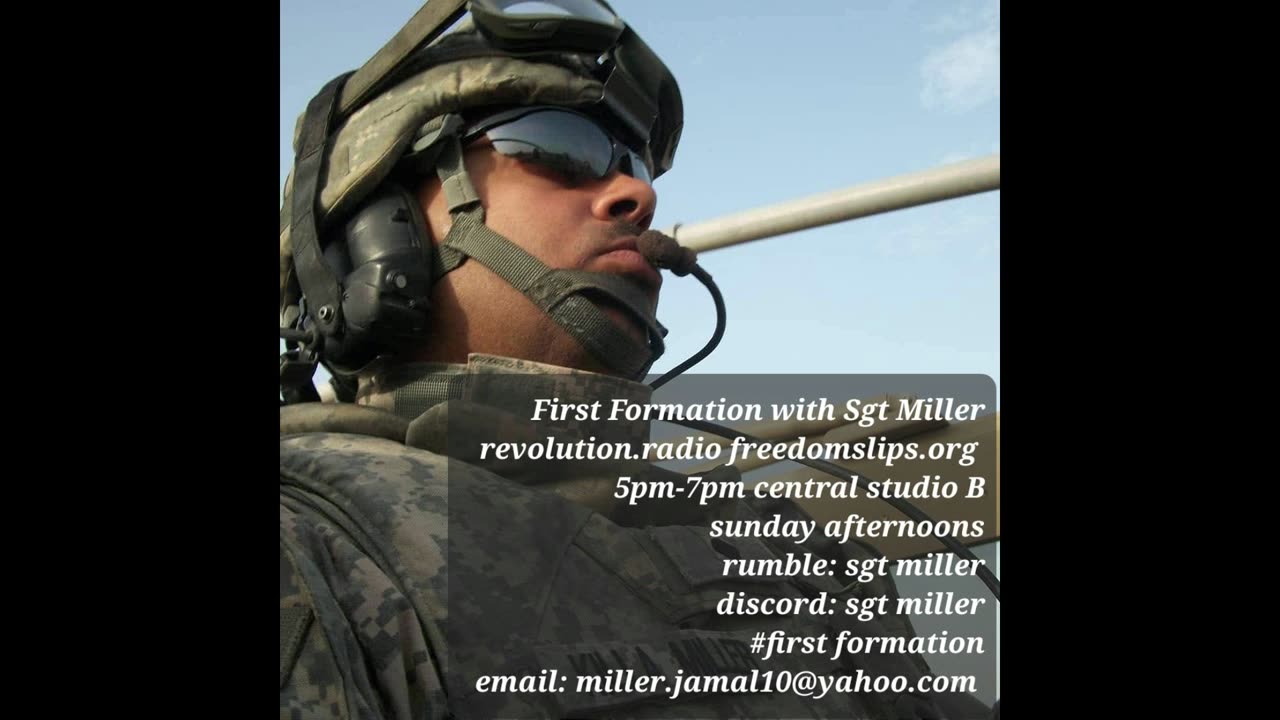 First Formation with Sgt Miller Sunday August 24th 2025