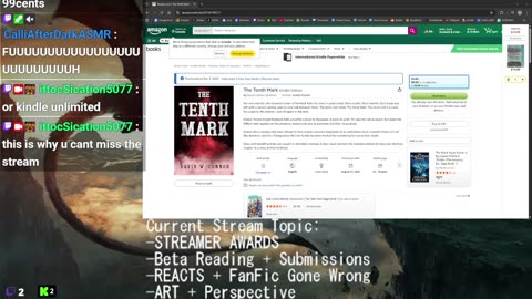 STREAMER AWARDS | Beta Reading + REACTS + Commentary + Writing: FanFix Gone Wrong | Drawing: Perspective | New CreepyPasta Video!