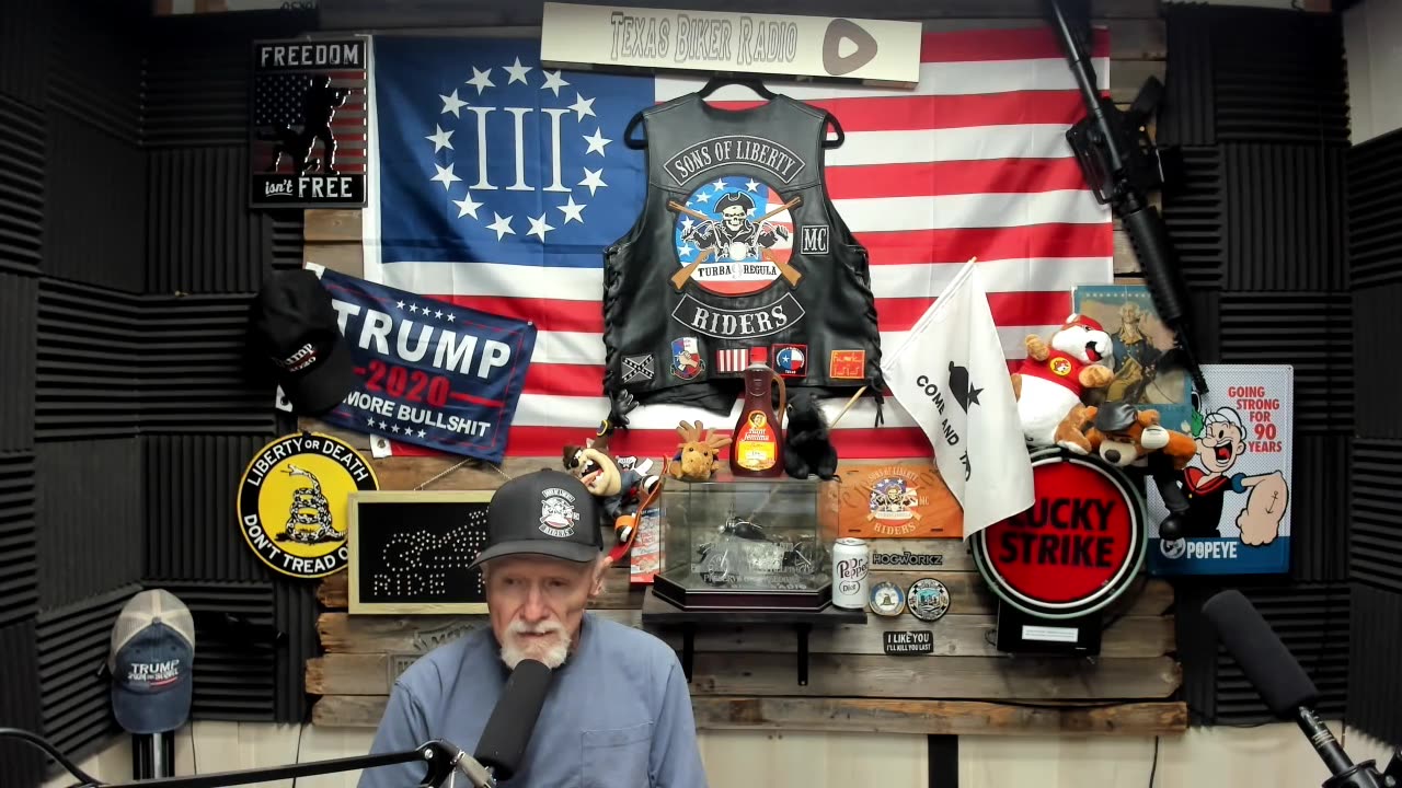 Texas Biker Radio News - Popeye Update - Charlie Kirk