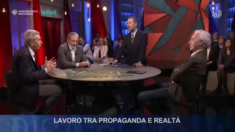 Marco Travaglio in tv sulla Propaganda VS la Realtà della situazione in Italia