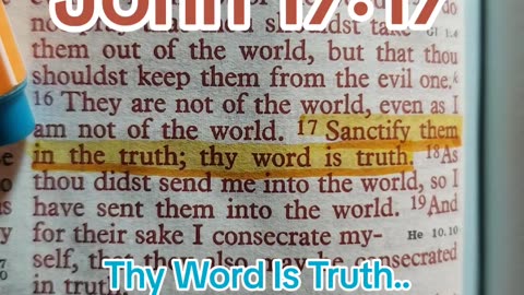 Thy Word Is Truth..
