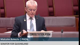 Malcolm Roberts in the Australian Senate. On Government Corruption, Vaccines