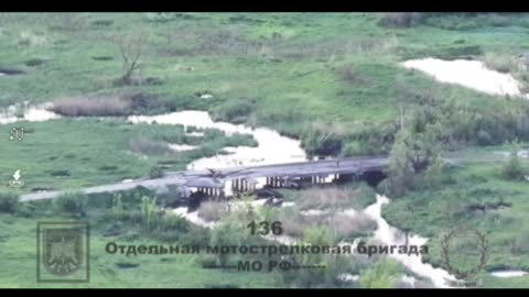 Ukrainian Picked the Worst Possible Time to Cross This Bridge