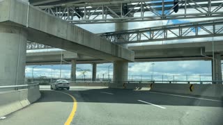 Toronto Airport Terminal 1 Arrival Level Drive and Passenger Pick-Up | 4K