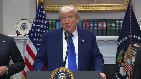 President Trump Holds a Press Conference with the Secretary of Health and Human Services