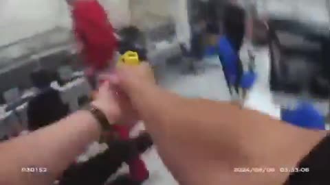 Bodycam footage has been released showing the 'Palestine Action' group, now a