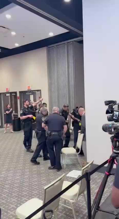 Was it worth the Money? Protestor is tased at Marjorie Taylor Greene townhall meeting near Atlanta