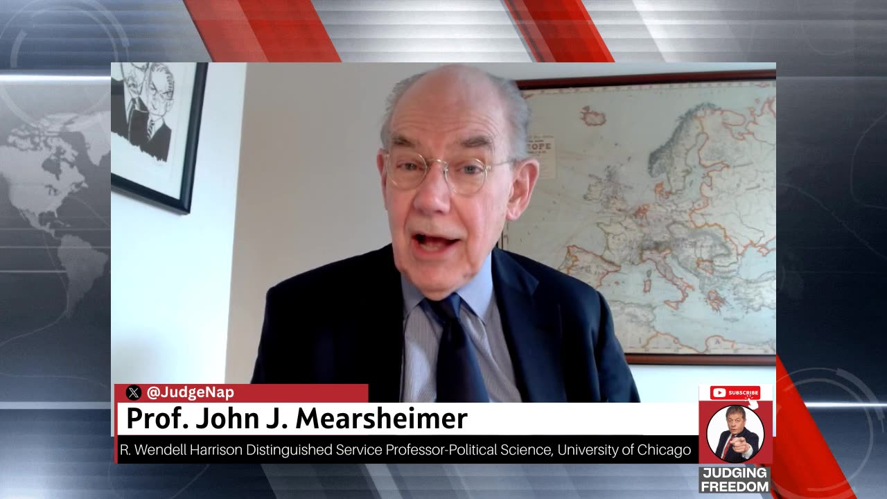 Prof. John Mearsheimer: Isreal is trying to drag the USA into war with Iran. Again.