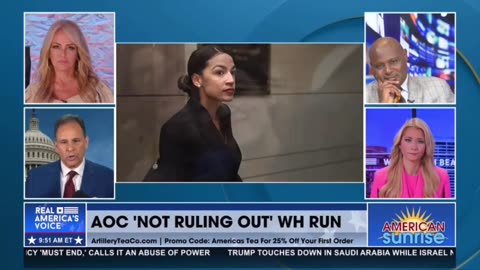 'AOC can win the presidency': MAGA TV anchor shocks co-hosts with 2028 prediction