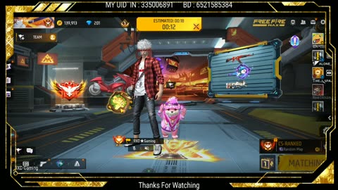 Free Fire Live With 9XD Gaming