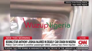2 Dead In Fatal Car Accident Involving Anthony Joshua In Nigeria