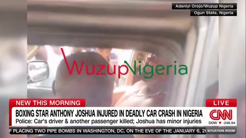 2 Dead In Fatal Car Accident Involving Anthony Joshua In Nigeria