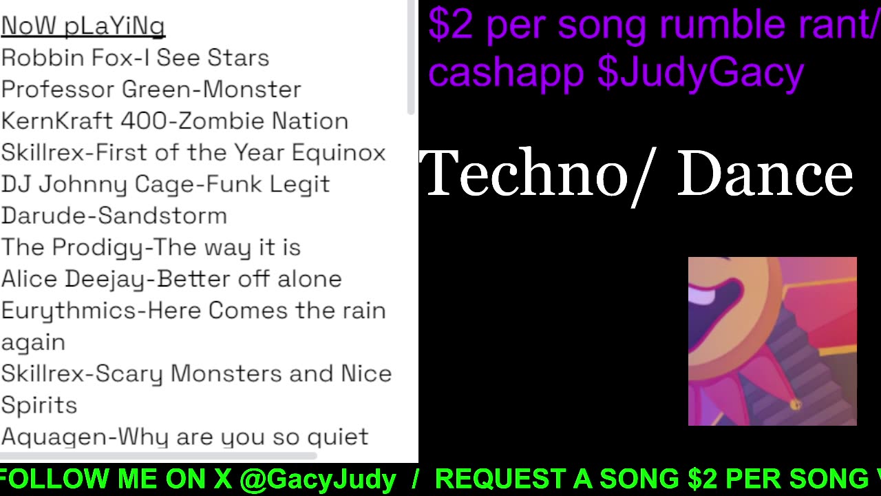 DJ Judy Techno/Dance Night