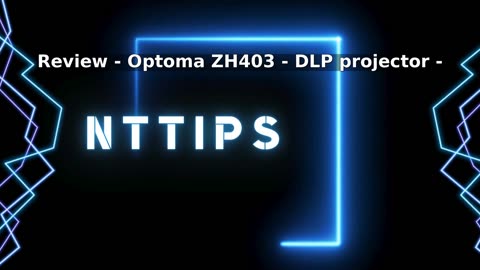 Optoma ZH403 - DLP projector - laser - 3D - 4000 ANSI lumens - Full HD (1920 x 1